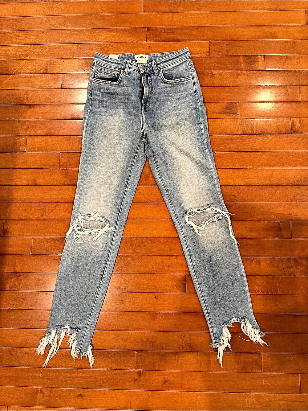 L'Agence High Line High Rise Skinny Jeans Blue Waist 26